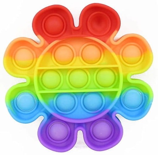 SENSORY TOY PUSH BUBBLE POP IT FLOWER