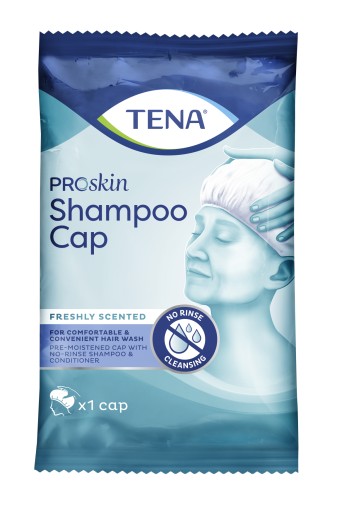 Čiapka na umývanie vlasov s kondicionérom TENA Shampoo Cap