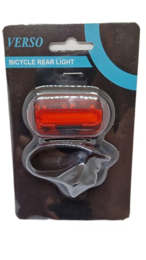 ZADNÉ svetlo na bicykel VERSO, LED pásik, 15 ČIPOV, na batérie