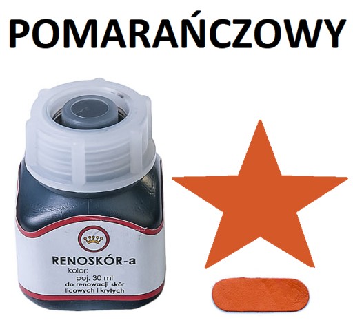 FARBA NA KOŽU RENOSKIN KOŽA oranžová