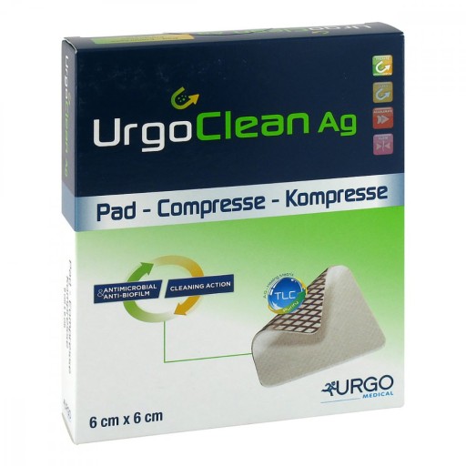 antibiofilmový obväz so striebrom UrgoClean Ag 6x6cm