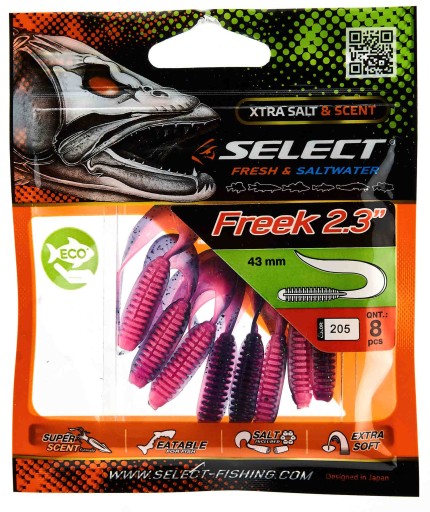 Guma, twister Select Freek 4,3 cm - 205 - 4 ks.