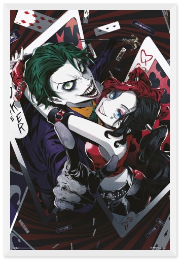 Anime plagát DC Comics Harley Quinn Joker 61 x 91,5