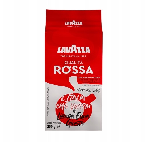 Lavazza Qualita Rossa 250g talianska mletá káva