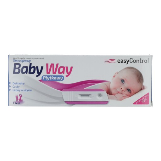 Baby Way tehotenský testovací tanier, 1 kus