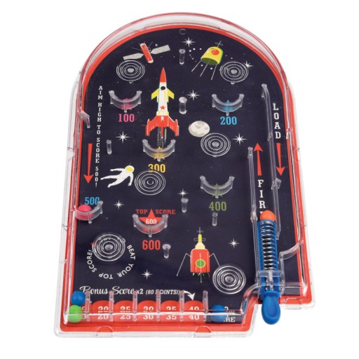 Prenosná arkádová stolová hra Pinball 3+