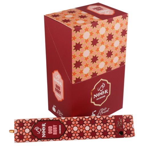 Noor oud Ruby prémiové vonné tyčinky 15g
