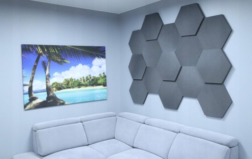 Šesťhranný nástenný panel 5cm Hexagon Acoustic šesťhranný stropný kryt