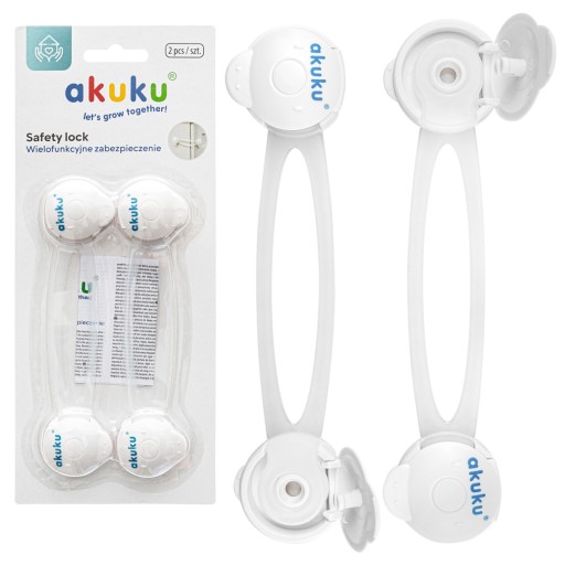AKUKU ZABEZPEČENIE SKRINÍKOV A ZÁSUVKOV univerzálne dlhé 16 cm 2 ks.