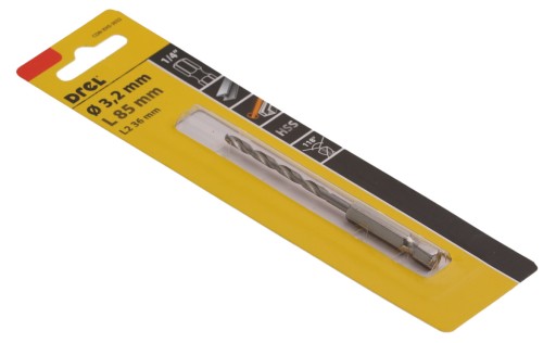 BRÚSENÁ VŔTAČKA DO KOVU VŔTAČKA HSS BITOVÁ RÚČKA 3,2 mm