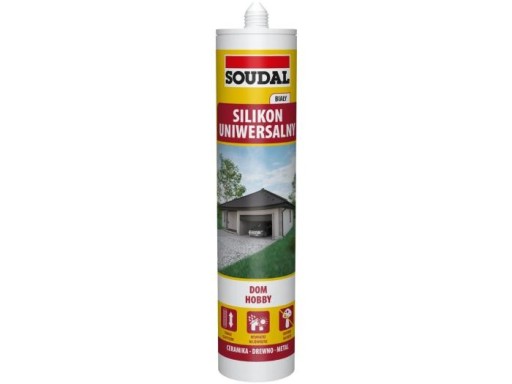 Univerzálny biely silikón 280 ml (137658) Soudal