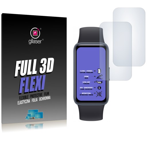 GLLASER Hydrogel Full 3D FLEXI ochranná fólia pre Huawei Band 8
