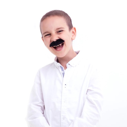 Umelé čierne fúzy, sada 6 kusov. Silvestrovský maškarný ples