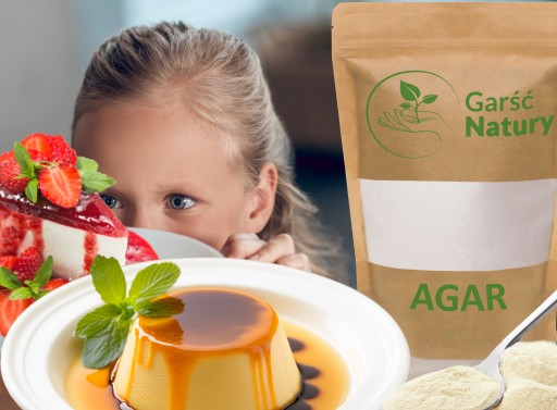 AGAROVÁ ŽELATÍNA Z RIAS 100 g PRÍRODNÉ ZAhusťovadlo SILNEJŠIE GELÉTOVANIE 0,1 kg