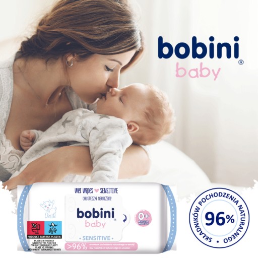 Bobini Baby Sensitive detské obrúsky 60 ks.
