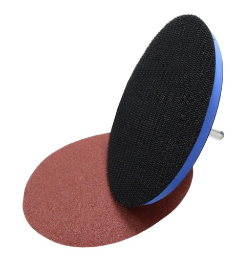 KOTÚČOVÝ KOTOUČ 150mm S BRÚSKOU NA VELCRO + VŔTAČKA