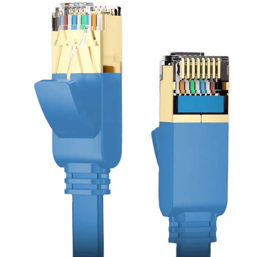 LAN ETHERNET RJ45 CAT7 ZLATÝ FTP LAN KÁBEL 1M