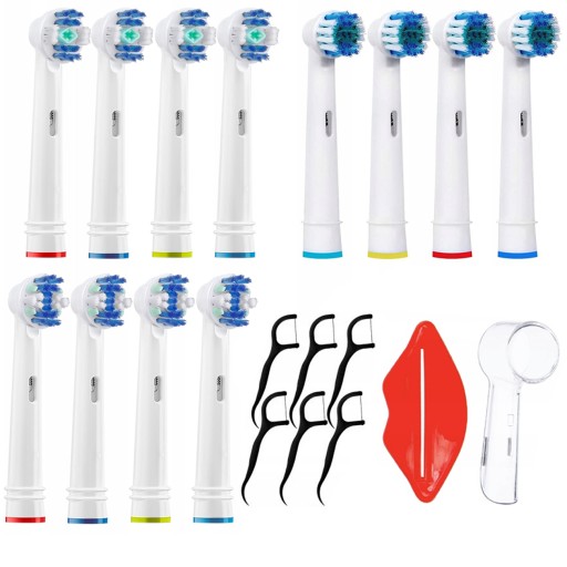 TIPY NA ELEKTRICKÉ ZUBNÉ KEFKY ORAL-B SADA 12 + PRÍSLUŠENSTVO