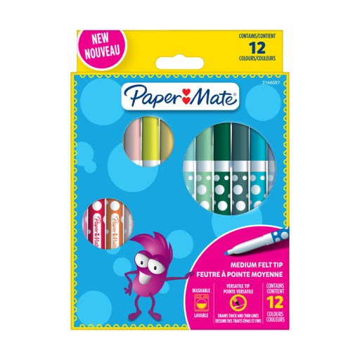 Popisovače 12 kusov Paper Mate Kids