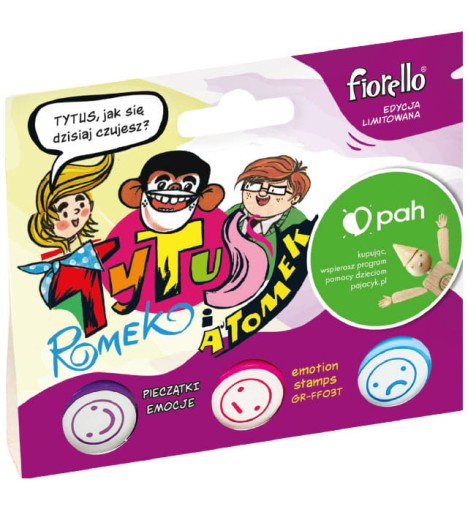 ZNÁMKY EMÓCIE ÚSMEVY TYTUS ROMEK A A'TOMEK 3 ks. FIORELLO
