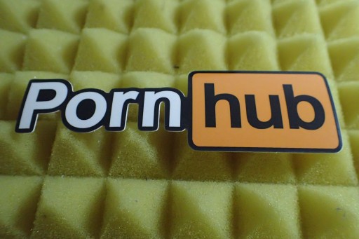 NÁLEPKA PORNHUB PORN HUB XXX NÁLEPKA 9,8 x 3 cm