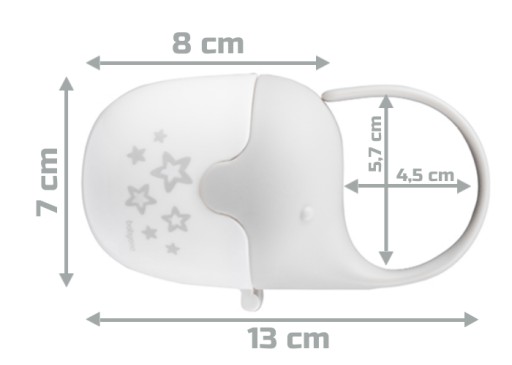 Zásobník na cumlík GREY ELEPHANT BabyOno