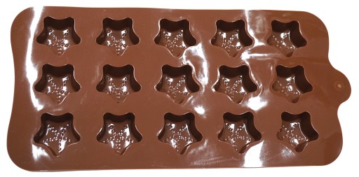 SILIKONOVÁ MOL STAR ČOKOLÁDOVÁ FORMA