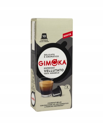 Kapsula GIMOKA VELLUTATO. Nespresso 10 ks.