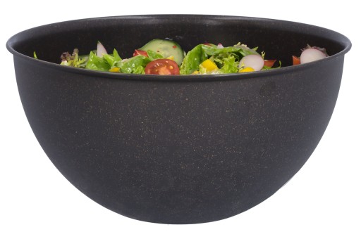 Kuchynská misa, plast, s pokrievkou, 6l, bio hnedá, veľká, 29 cm