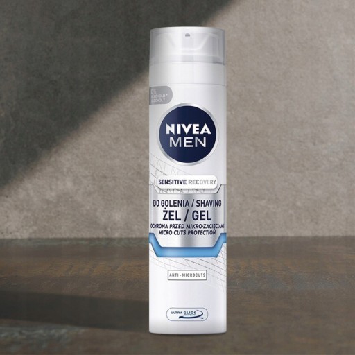 Nivea Men Sensitive Recovery regeneračný gél na holenie 200 ml