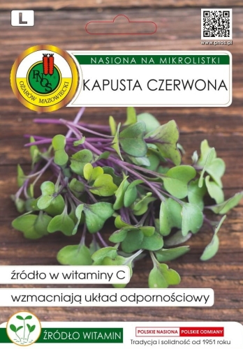 Červená kapusta mikrolisty 10g