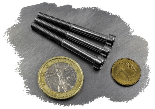 M4x40 NEREZ NEREZOVÝ VALEC ŠMUSOVÁ SKRUTKA A2 912(10)