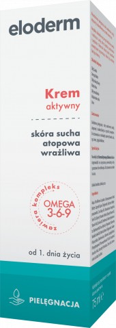 Eloderm, krém aktívny od 1. dňa života, 75 ml