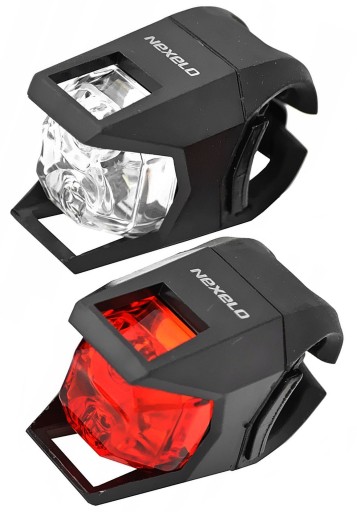 Sada cyklo svietidiel NEXELO LED na batérie