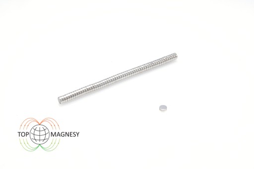Neodymový magnet valcový MW 3x1 mm N38 100 ks.