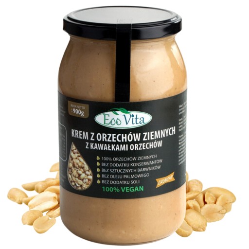 CRUNCH KETO pasta z arašidového masla 900g