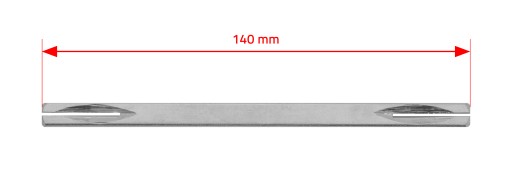ŠTVRTÝ ČEP DO KĽÚČKY DVERÍ, rezaný, dĺžka 140 mm