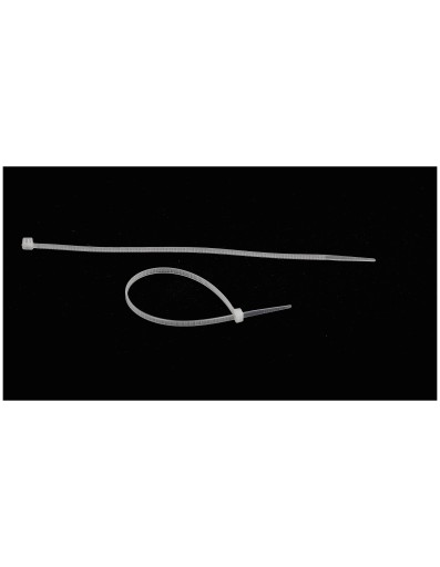 Sťahovacie pásky 3,6x200mm Biele 100 ks