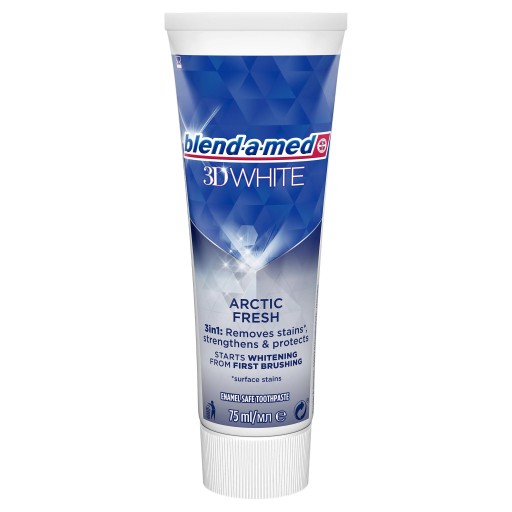 BLEND-A-MED 3D White Arctic Fresh, pasta 75 ml