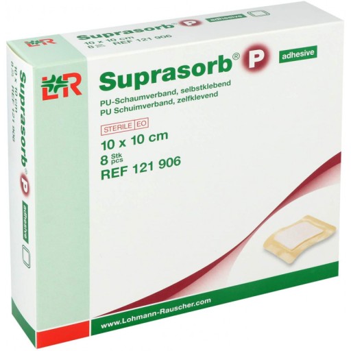 Suprasorb P penový obväz 10x10cm L&R