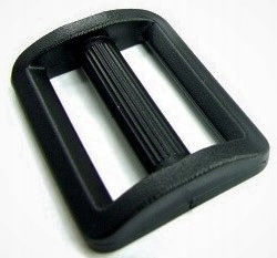 Plastový ADJUSTER 40mm posuvný na opasok 4cm - 10ks