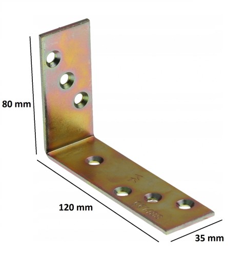 ŠIROKÝ UHOL VYSVETLENIA KB2 120X80X35x3,5mm KONEKTOR