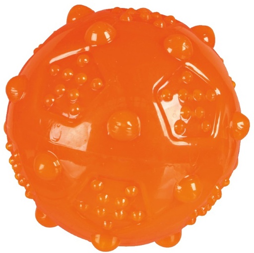Trixie LOPTA, TERMOPLASTICKÁ guma, Squeaky, 8cm