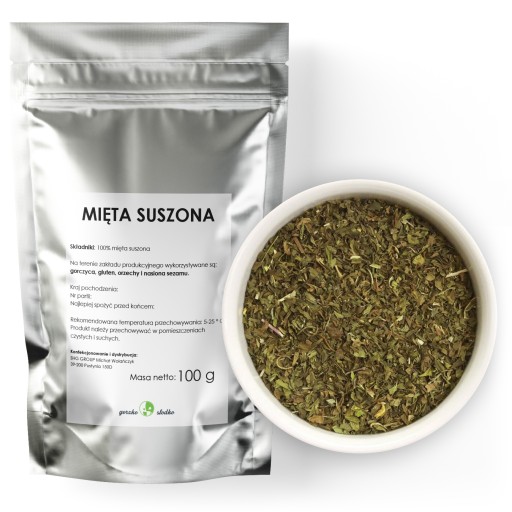 MÁTOVÝ ČAJ, sušené lístky mäty, 100g