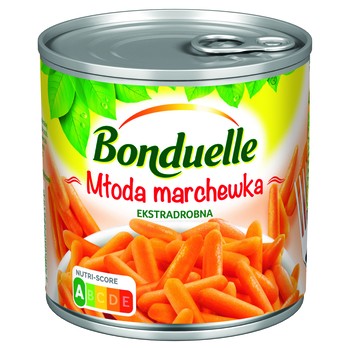 1x 400g BONDUELLE Mladá extra jemná mrkva