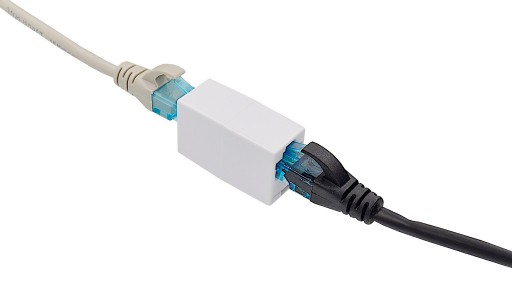 ADAPTÉROVÝ KONEKTOR RJ45 RJ-45 CAT5E 8P8C
