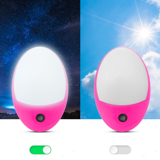 LED NOČNÁ LAMPA PRE KONTAKT + SNÍMAČ SÚMRAK