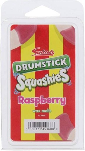 Swizzels DRUMSTICK Malinový kozubový vosk 12 ks