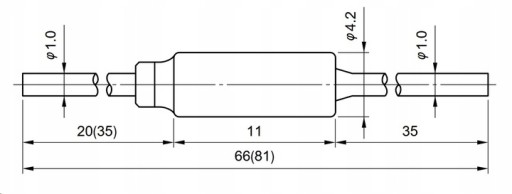 TEPELNÁ POISTKA 130C 130°C 10A 250V AC BF192
