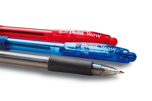 Pentel BK417 automatické guľôčkové pero. čierna 0,7 mm